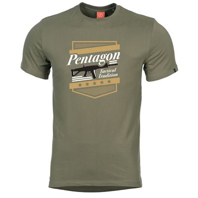 T-shirt A.C.R. PENTAGON tactical tradition OLIV