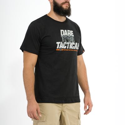 T-shirt DARE TO BE TACTICAL BLACK