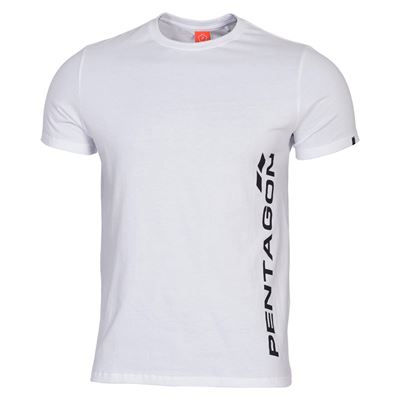 T-shirt PENTAGON VERTICAL WHITE