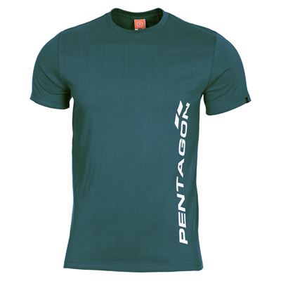 T-shirt PENTAGON VERTICAL PETROL BLUE
