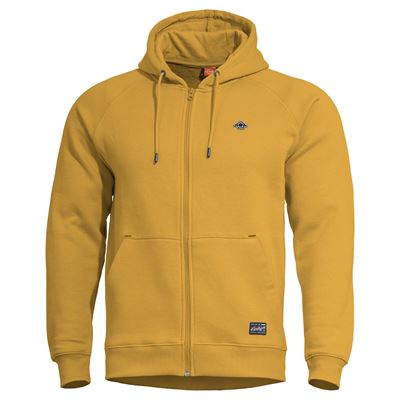 PHAETON HOOD SWEATER ZIP TUSCAN YELOW
