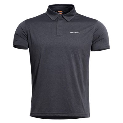 NOTUS QUICK DRY POLO CHARCOAL GREY