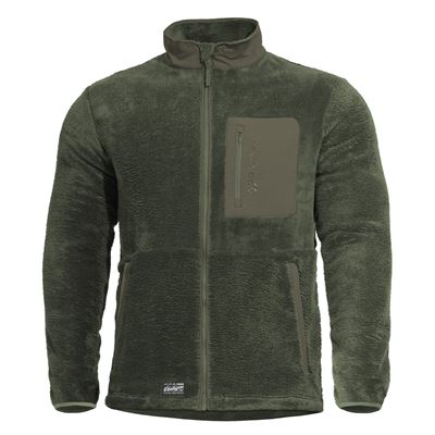 GRIZZLY FULL ZIP SWEATER CAMO GREEN