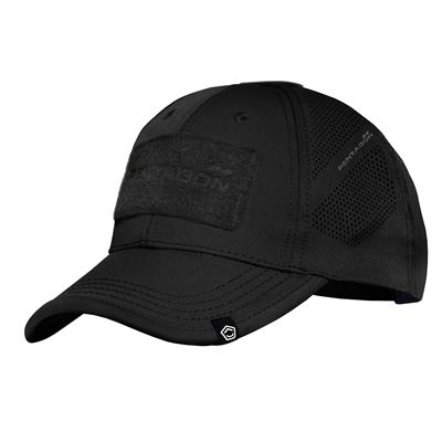 AEOLUS tactical cap with laser-cut vents BLACK