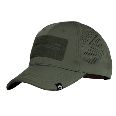 AEOLUS tactical cap with laser-cut vents CAMO GREEN