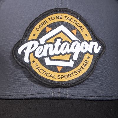 Cap with mesh logo PENTAGON GREY / BLACK