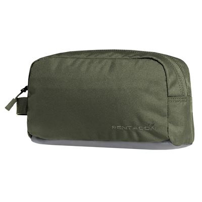 RAW TRAVEL KIT POUCH OLIVE GREEN