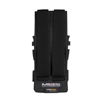 Pouch for Two STANAG 4179 and AKM Magazines AMINA BLACK PENTAGON K17110-01 2