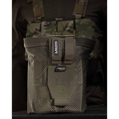 Foldable Mesh Dump Pouch AMINA RAL 7013 PENTAGON K17117-06E 7
