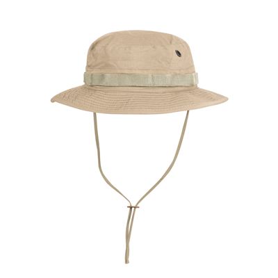 Hat with a collar rip-stop BEIGE