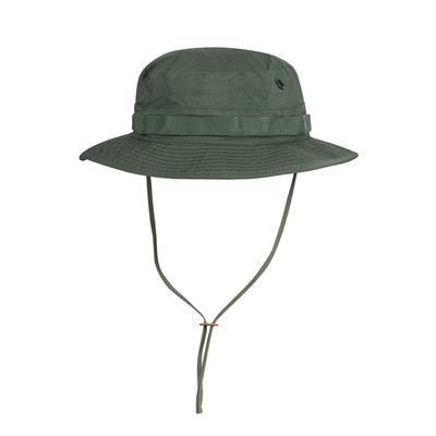 Hat with rip-stop collar OLIVE GREEN