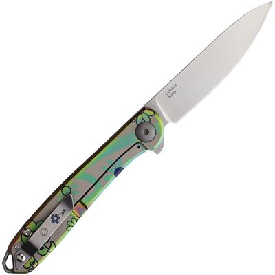 TIDBIT FLORAL folding knife  KARB108 3