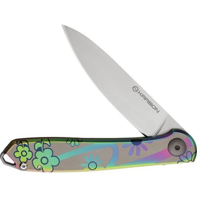 TIDBIT FLORAL folding knife  KARB108 6