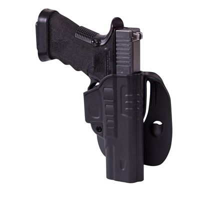 FAST DRAW HOLSTER FOR GLOCK 17 WITH PADDLE MILITARY GRADE POLYMER