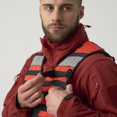 SAR Vest FLUORESCENT RED