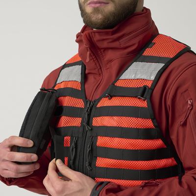 SAR Vest FLUORESCENT RED