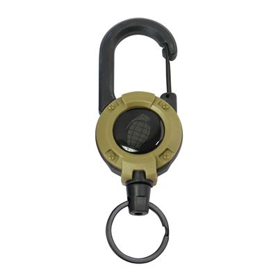 HEAVY DUTY Retractable Carabiner COYOTE