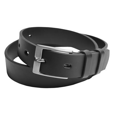 Leather trouser belt ESP 3,5cm BLACK