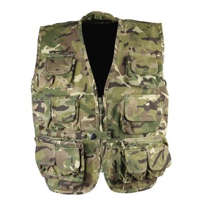 Size 7-8 Kombat Kids Tactical Vest DPM Woodland Camo Waistcoat Children Army 