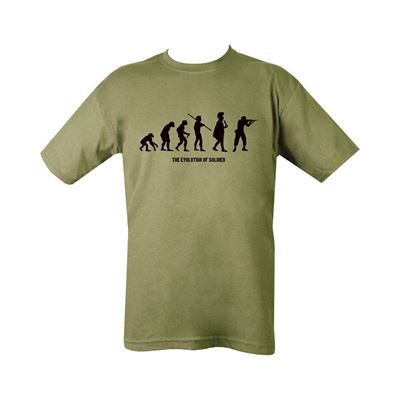 T-shirt Evolution Olive