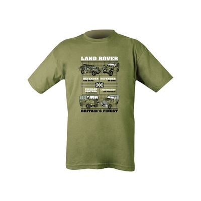 T-shirt LAND ROVER OLIVE GREEN