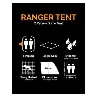 Ranger Tent for 2 Person BTP