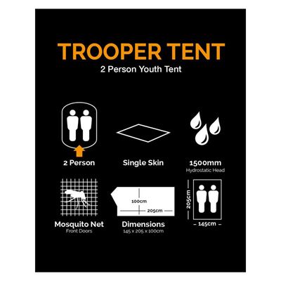 TROOPER Tent for 2 Person BTP
