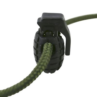 Grenade Cord Stoppers - Black