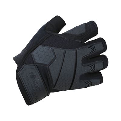 Alpha Fingerless Tactical Gloves BLACK