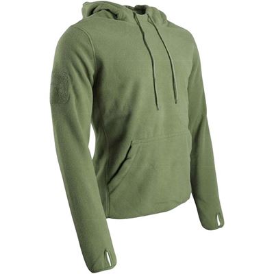 Warrior fleece hoodie OLIVE GREEN