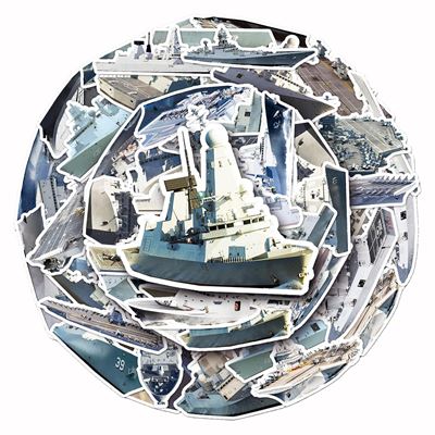 SHIPS stickers, set of 50 KOMBAT KO-2302-SHIPS 3