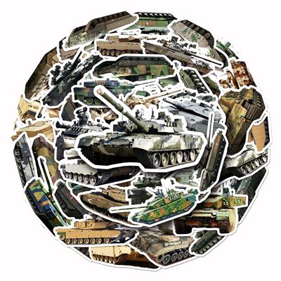 TANK stickers, set of 50 KOMBAT KO-2302-TANKS 2