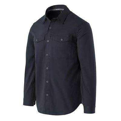 COVERT CONCEALED CARRY SHIRT WASHED BLACK