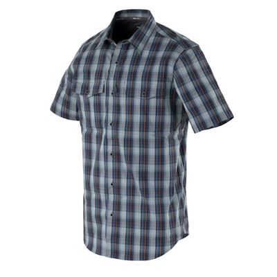 COVERT CONCEALED CARRY shirt SUNSET BLUE PLAID