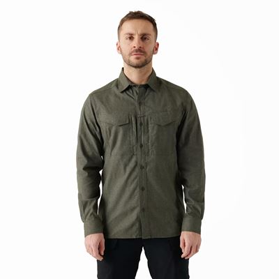Defender Mk2 PILGRIM Shirt® MOSS GREEN DENIM Helikon-Tex® KO-DPG-SR-1U 2