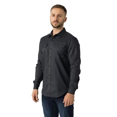 GREYMAN SHIRT OLD BLACK DENIM