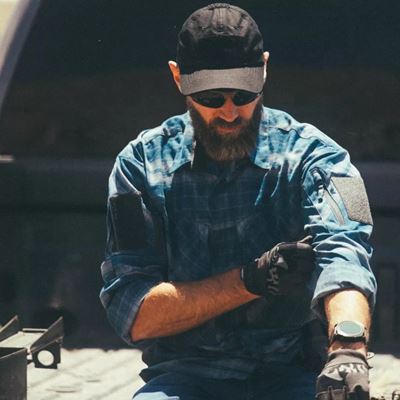 MBDU Shirt WESTERN BLUE PLAID