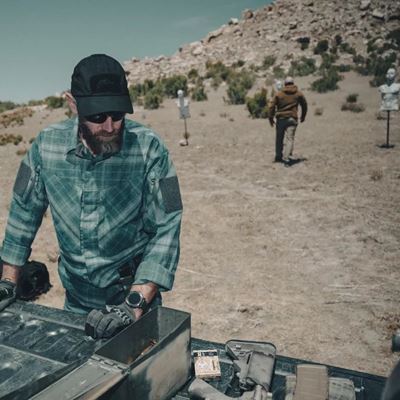 MBDU Shirt WESTERN BLUE PLAID