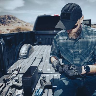 MBDU Shirt WESTERN BLUE PLAID