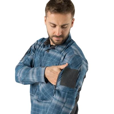 MBDU Shirt WESTERN BLUE PLAID