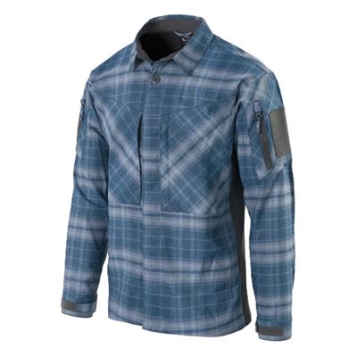 MBDU Shirt WESTERN BLUE PLAID