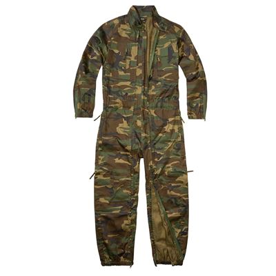 PILOT jumpsuit with full-length front zips WOODLAND
