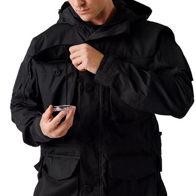 Jacket RECON SMOCK DuraCanvas® BLACK Helikon-Tex® KU-RSJ-DV-01 11