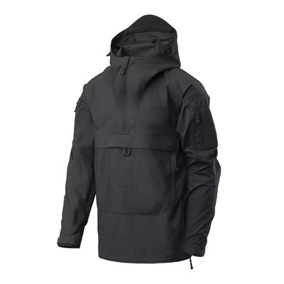 thumbnail image 2 of Mil-Tec Men's Black Combat Hooded Anorak - Windproof Tactical Windbreaker Jacket 2 of 4