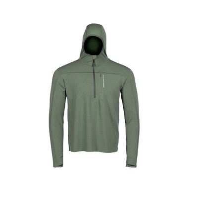 Lochsa 1/4 Zip Merino Hoody LODEN