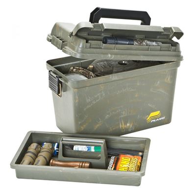 Ammo box .50 cal. PLANO L plastic GREEN