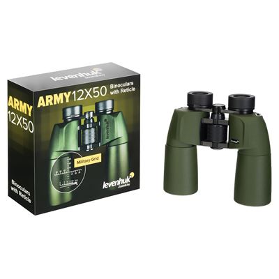 Binoculars 12x50 ARMY OLIV Levenhuk LE-81935 4