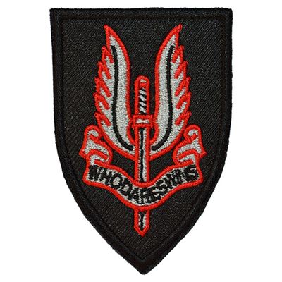 Patch SAS silver-red