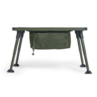 Professional XL bivouac table with storage space