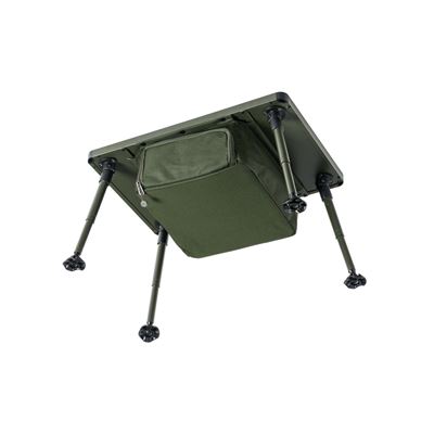 Professional XL bivouac table with storage space